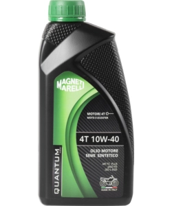12 PEZZI OLIO QUANTUM MARELLI 4T 10W40 SEMI SINT. 1LT